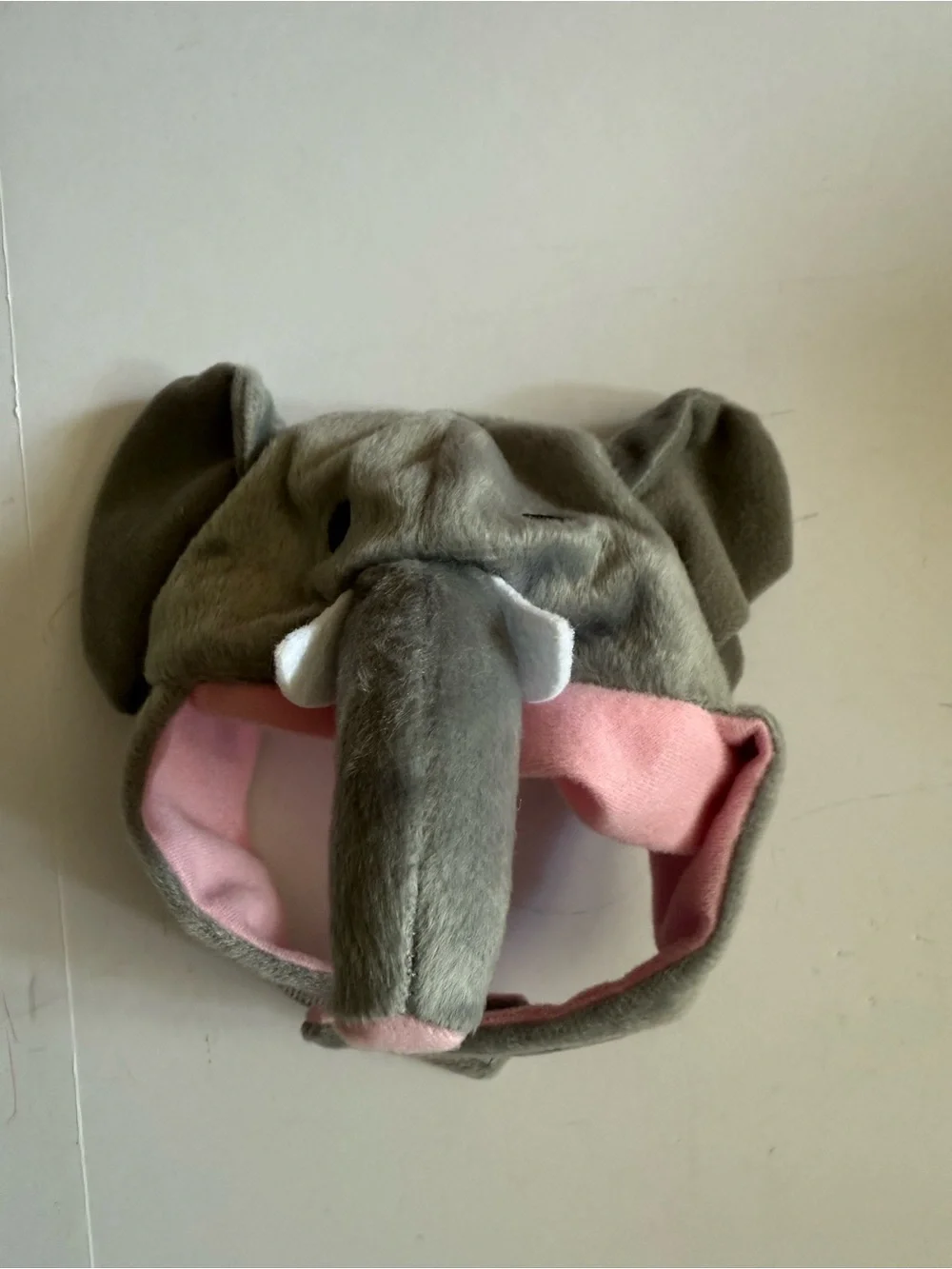 Elephant dog costume / hat. Size one size